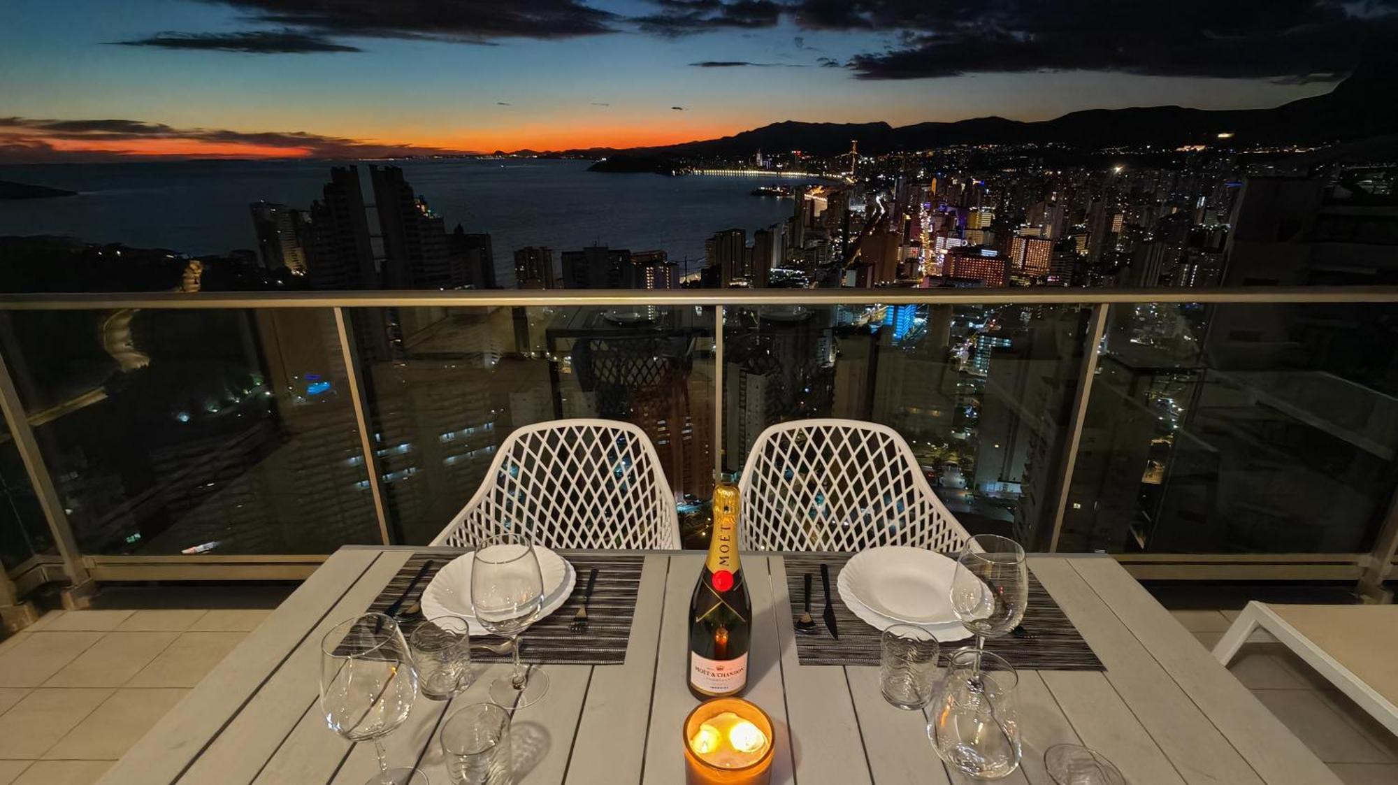 Skyline Floor 28 Sea Views Daire Benidorm Dış mekan fotoğraf