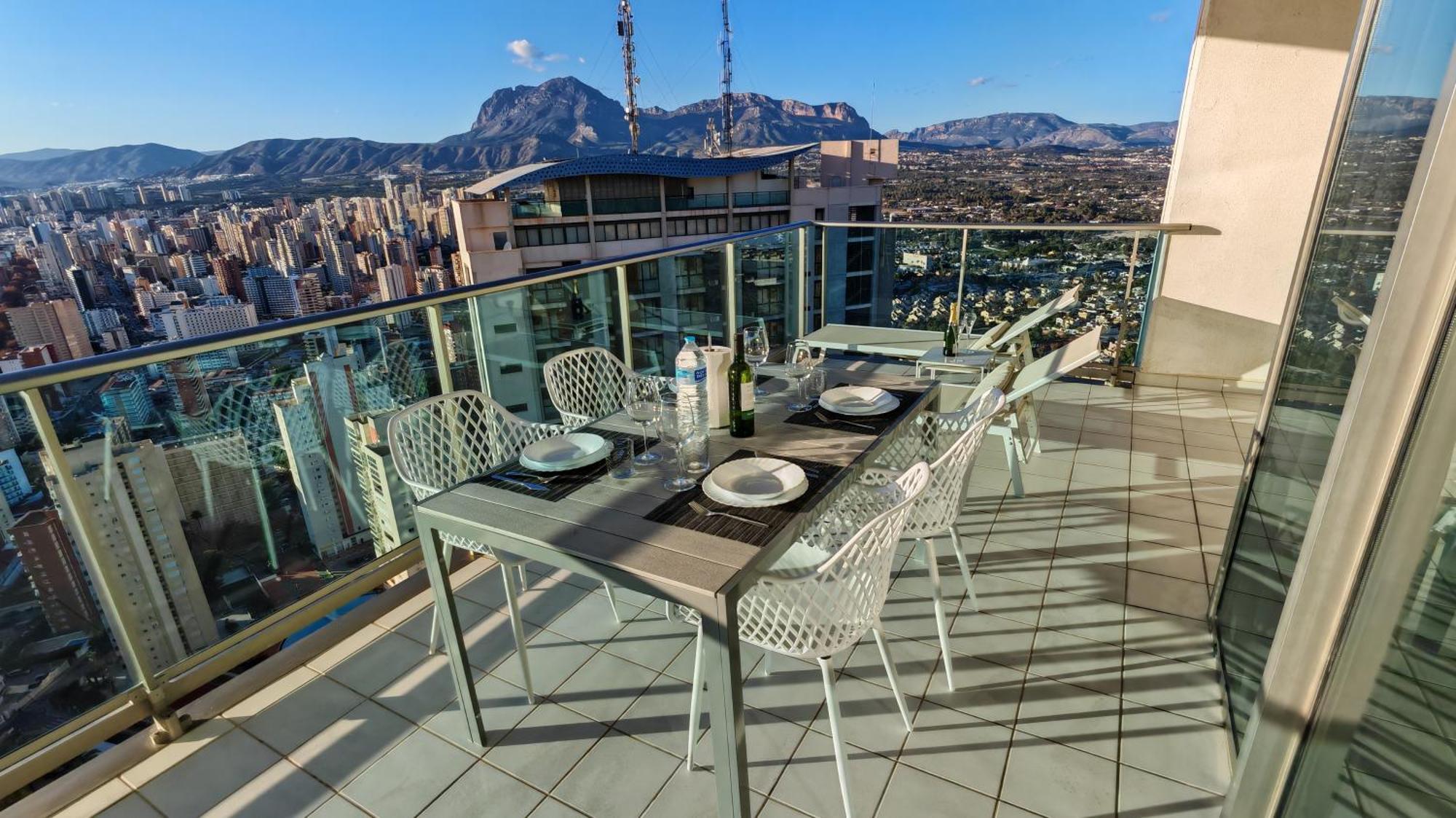 Skyline Floor 28 Sea Views Daire Benidorm Dış mekan fotoğraf