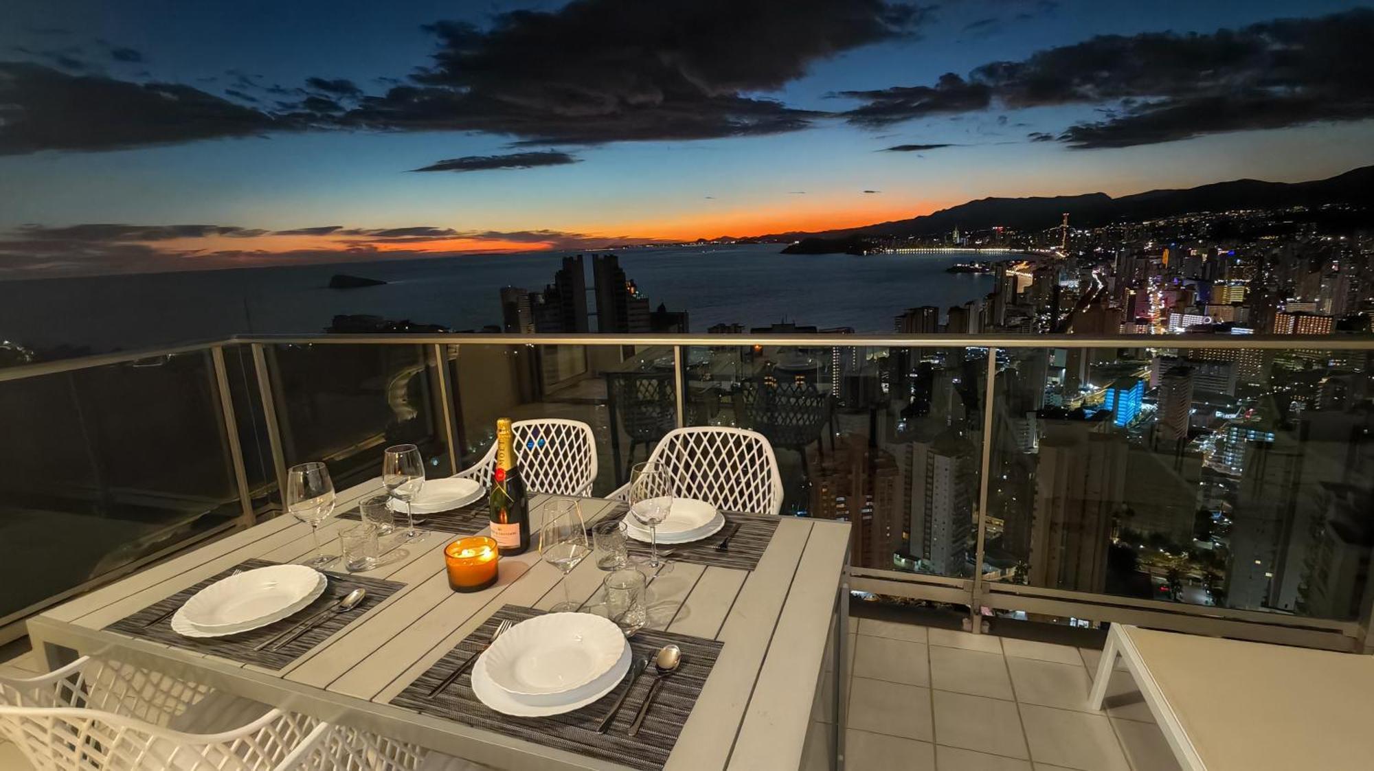 Skyline Floor 28 Sea Views Daire Benidorm Dış mekan fotoğraf